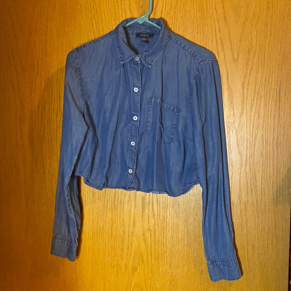 Lyocell material button up top